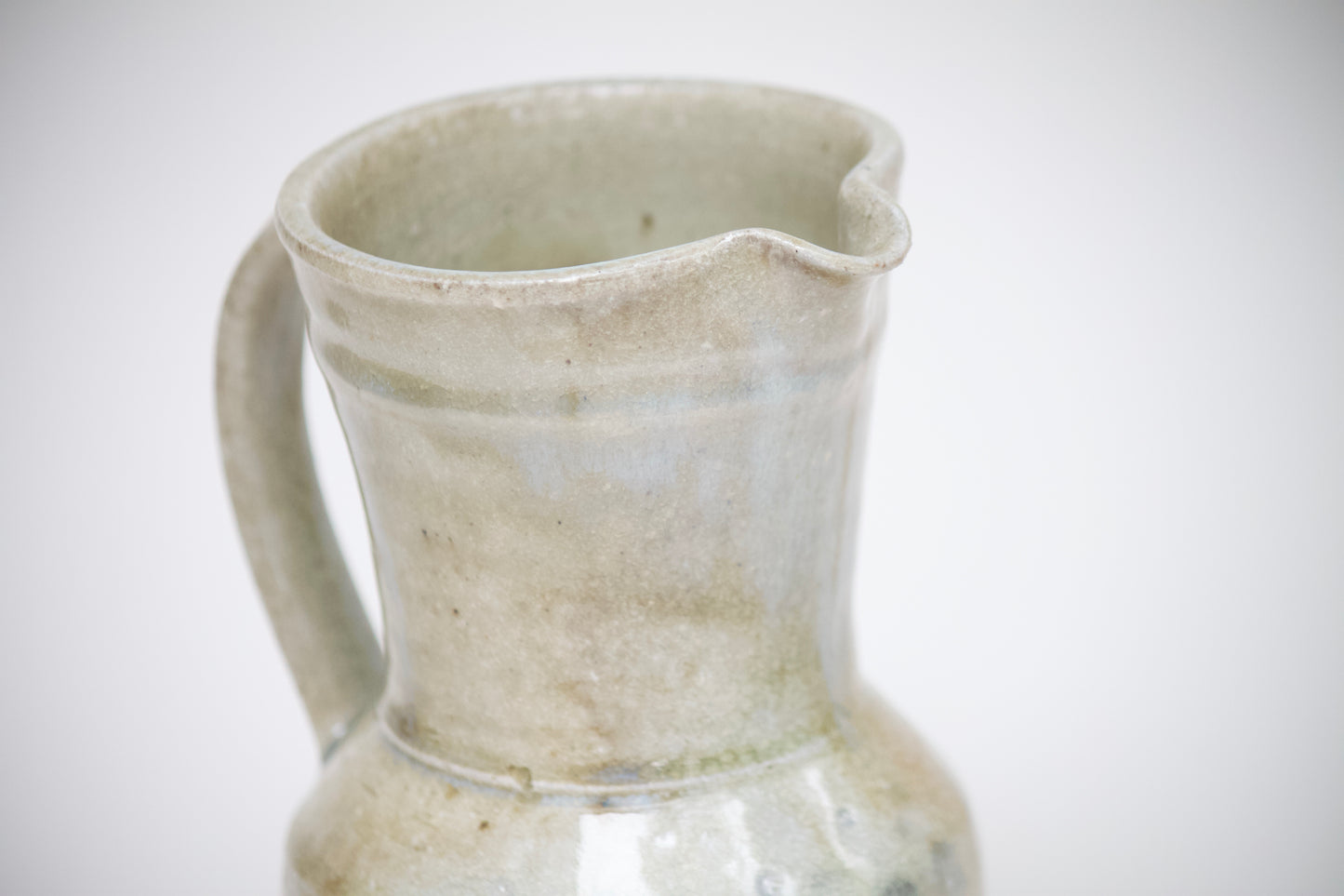 wood fired jug, ash