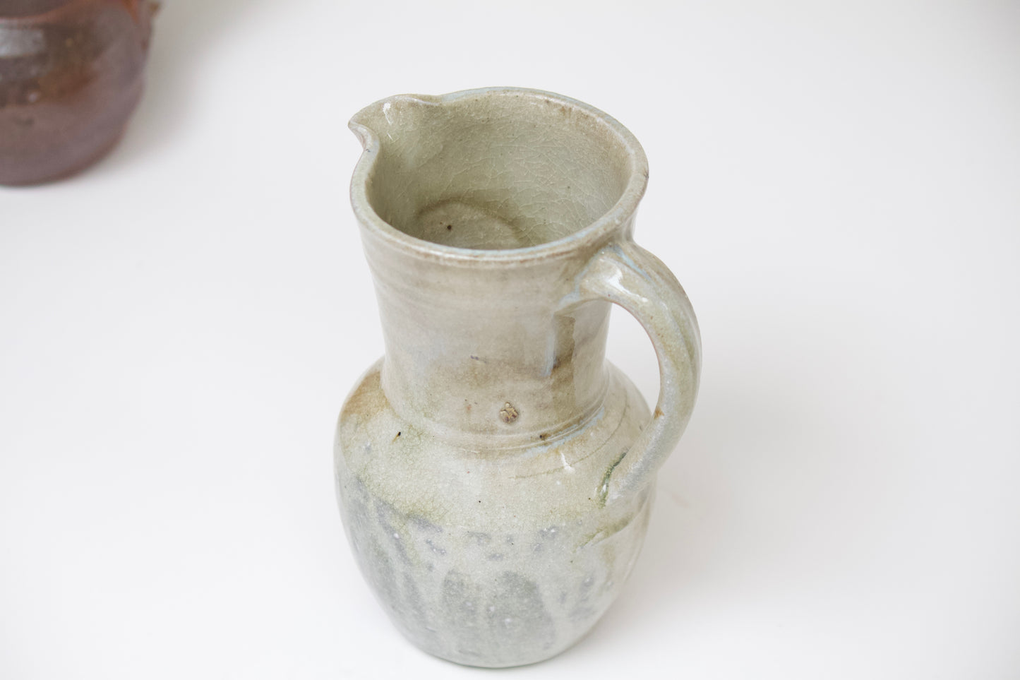 wood fired jug, ash