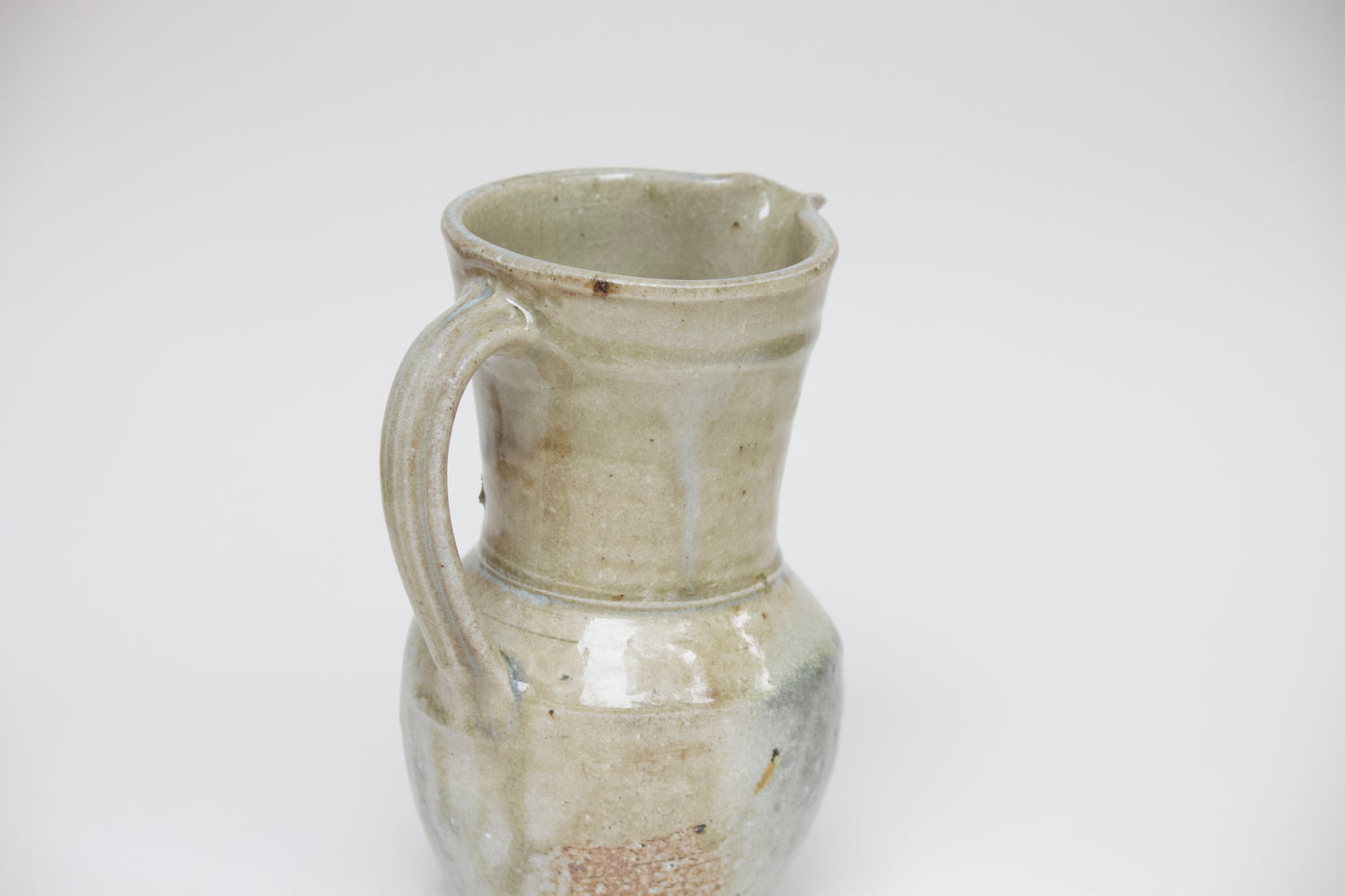 wood fired jug, ash