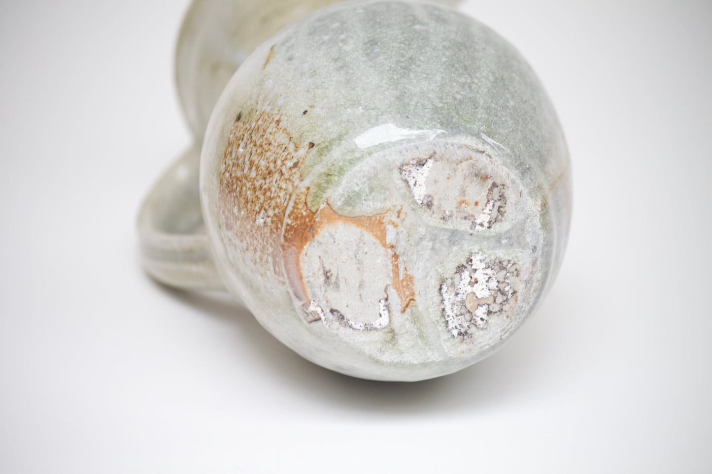wood fired jug, ash